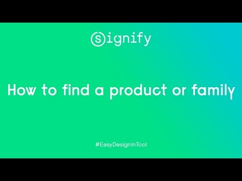 Find a Philips product or family with Easy Design-In Tool