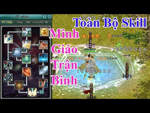 [VL2 Offline] - Tất cả chiêu thức Minh Giáo Trận Binh - Võ Lâm 2