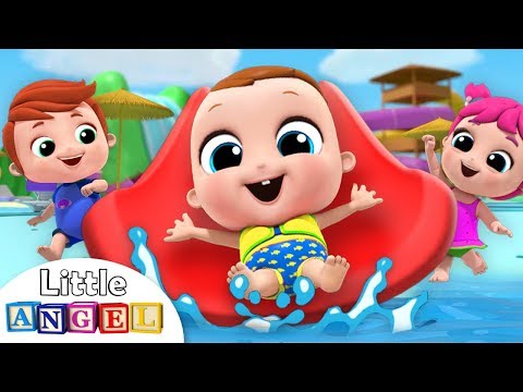 Thumbnail for Baby Goes to the Waterpark | Playground Song | Nursery Rhymes Little Angel