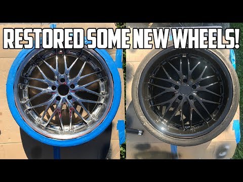 How to BLACK OUT your WHEELS for CHEAP!