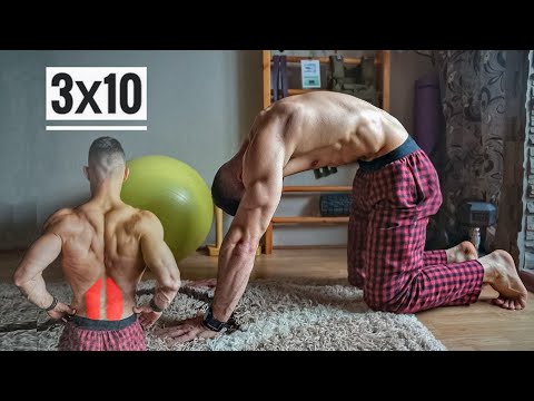 Thumbnail for КАК УКРЕПИТЬ ПОЯСНИЦУ В ДОМАШНИХ УСЛОВИЯХ И ИЗБАВИТЬСЯ ОТ БОЛИ В СПИНЕ. ПРОКАЧКА СПИНЫ.