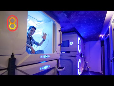 Обзор капсульного отеля