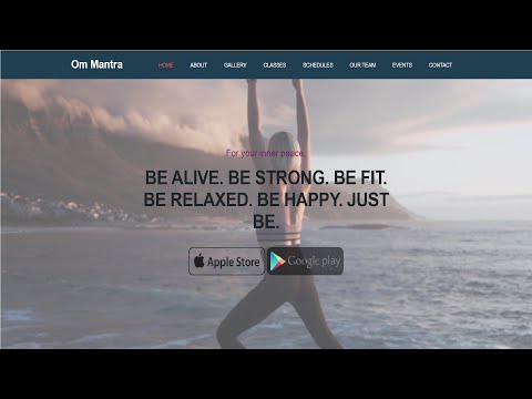 Thumbnail for How to make Yoga website using HTML, CSS, JavaScript, Bootstrap step by step | Create Yoga Website