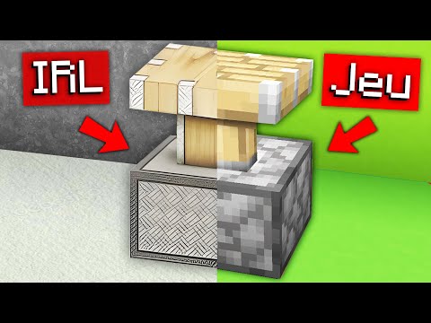 Thumbnail for J'ai refait les Objets de Minecraft dans la vraie Vie ! (enfin j'ai essayé mdr)
