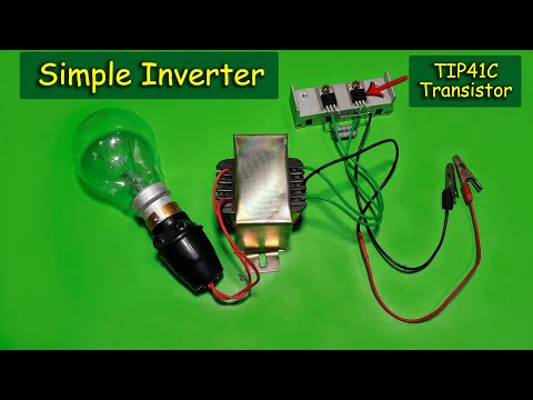Thumbnail for 12v to 230v Inverter Using TIP41C Transistor Driver Circuit