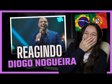 PORTUGUESA REAGINDO A MÚSICA BRASILEIRA "PÉ NA AREIA" DIOGO NOGUEIRA