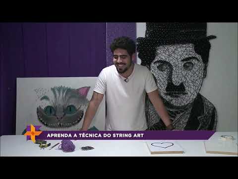 Aprenda a técnica do String Art
