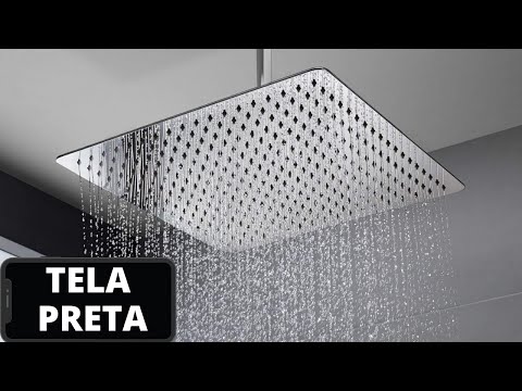 Thumbnail for Som de Chuveiro para Dormir Relaxar - (Barulho de Chuveiro Ligado Água Corrente) - Tela Preta