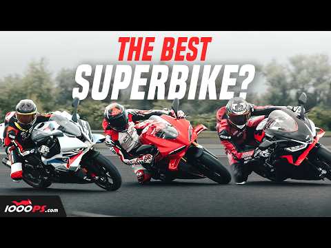 Superbike Comparison 2025 - BMW S1000RR vs. Ducati Panigale V4 S vs. Aprilia RSV4 [Street &amp; Track]
