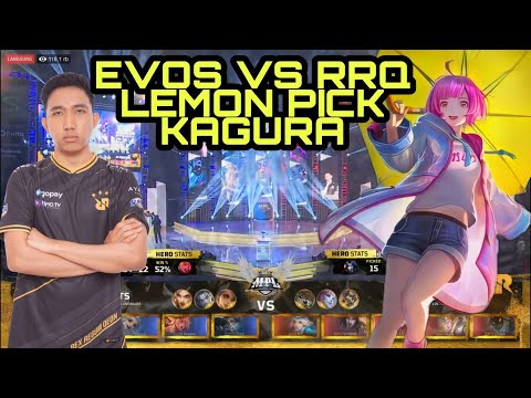 AMAZING !! RRQ LEMON PICK KAGURA PENONTON BERSORAK