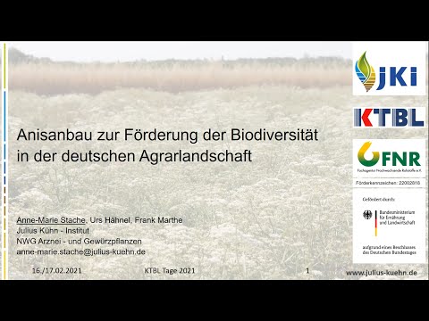 Beitrag zu den KTBL-Tagen 2021: Anne-Marie Stache