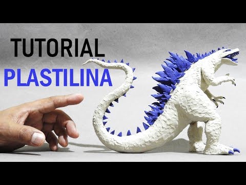 Thumbnail for Como hacer a GODZILLA ALBINA de Plastilina paso a paso - Mi mundo de Plastilina