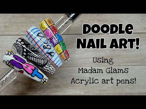 Madam Glam Acrylic Art Pens! | Doodle Nails