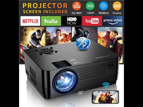 Roconia WiFi Bluetooth Projector Review - Pros &amp; Cons