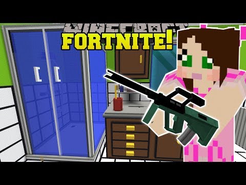 Minecraft: GIANT BATHROOM - FORTNITE BATTLE ROYALE - Modded Mini-Game