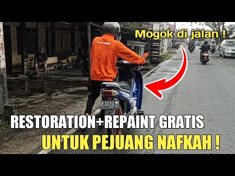 Thumbnail for FREE RESTORATION ! Honda Supra Jialing 100cc - Lihat Reaksi Ojol ini Setelah Motornya di Restorasi