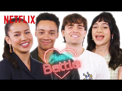 The School for Good and Evil Cast Try Pick-Up Lines on Each Other | Charm Battle | Netflix