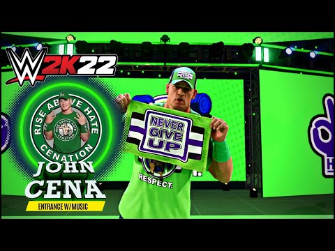 Thumbnail for U Can’t See Me: WWE 2K22 John Cena's Epic Royal Rumble Entrance The Champs Time Is Now