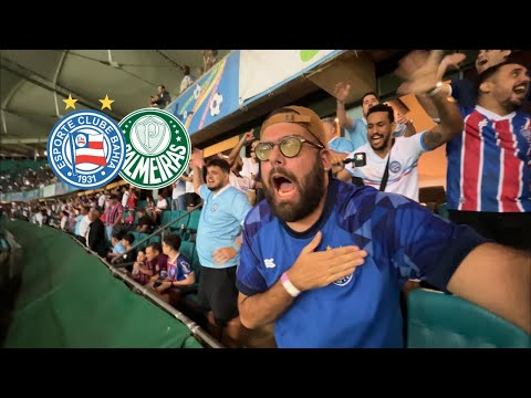 ???? PALMEIRAS SUCUMBE PRO BAHIA NA FONTE NOVA! O BAHIA É UM ETERNO GOL DE RAUDINEI | VLOGAÇO