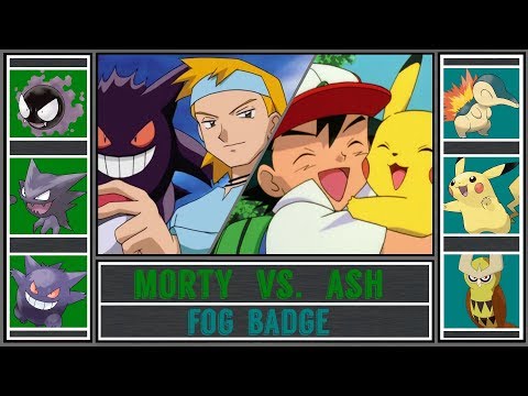 Thumbnail for Ash vs. Morty (Pokémon Sun/Moon) -  Ecruteak Gym/Fog Badge - Johto Gym Battle