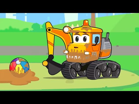 Thumbnail for Bagger Kinderfilm - Baue einen Spielplatz | Vroom Vroom - Cartoon für Kinder