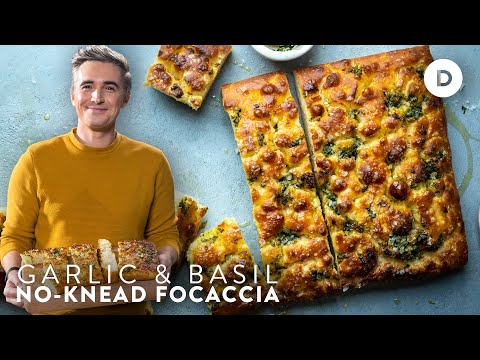 Thumbnail for The NO KNEAD BREAD you have to make! EASY Focaccia Recipe!