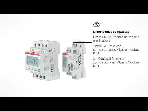 Contadores de energía D11 y D13 para medir fácilmente la energía