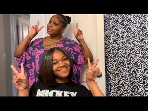 Thumbnail for First time doing a quick-weave bob