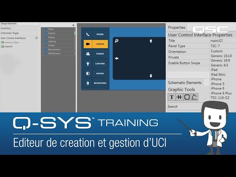 Q-SYS Level One Training  |  UCI Creation and Management (FR)