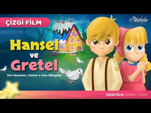 Hansel ve Gretel - Zencefilli Kurabiye Adam Çizgi Film Masal