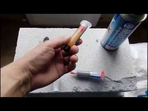 Thumbnail for Пайка скрутки проводов в распределительной коробке газовой горелкой