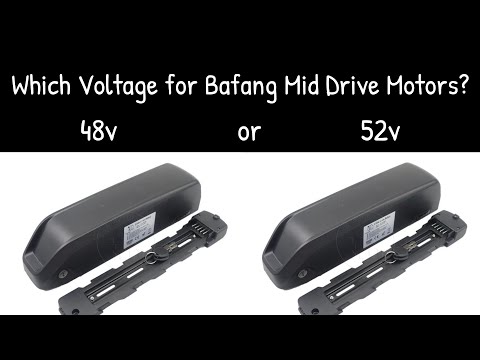Thumbnail for E-bike Blog: Should you go 48v or 52v with your Bafang Mid Drive Motor kit?