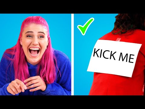 PRANK WARS IN SCHOOL! 12 Sweet DIY School Pranks and Back To School Hacks