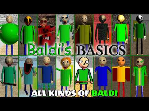 ALL KINDS OF BALDI (270+) // Baldi&apos;s Basics, Roblox, Garry&apos;s Mod █ Baldi&apos;s Basics – Mods █