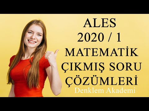ALES 2020/1 Sayısal Soru Çözümleri Part 1