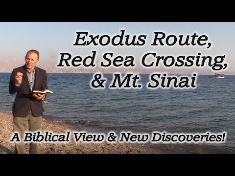 Moses, the Exodus Route, Red Sea Crossing, Mt. Sinai, Ten Commandments, Egypt, Midian, Saudi Arabia