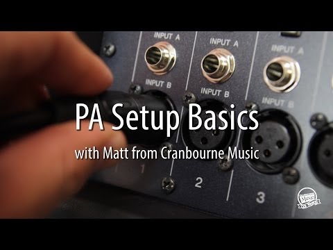 Thumbnail for PA Setup Basics - a "How To"