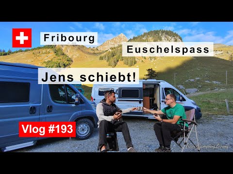 #193 Schweiz, Fribourg | Euschelspass | Jens und Schutzfolie | Lebkuchen mit Spekulatius Aufstrich