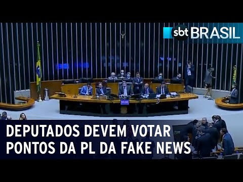 Thumbnail for Deputados devem votar pontos da PL da Fake News | SBT Brasil (05/08/23)