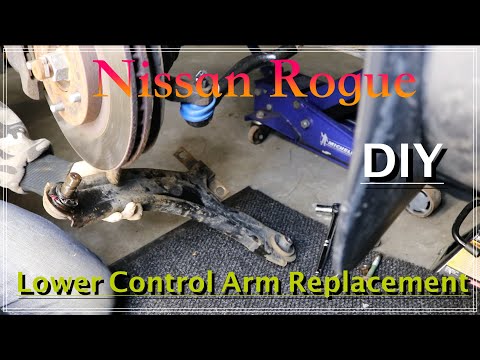 Nissan Rogue How to Replace Front Lower Control Arm / DIY