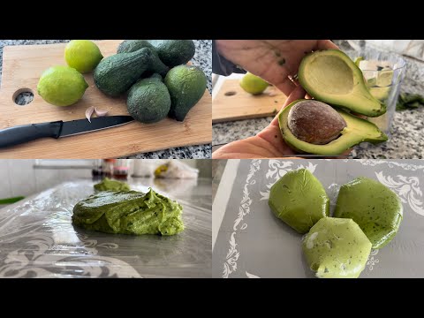 Derin dondurucuda AVAKADO / Kararma olmuyor  #avakado #avakado
