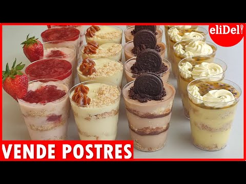 Thumbnail for SIN HORNO, SIN GELATINA 4 postres con 1 sola Receta, Dulce de Leche, Milo, Maracuyá y Fresa????