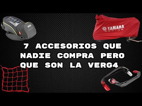 7 ACCESORIOS DE MOTOCICLETA BUENOS QUE NADIE COMPRA