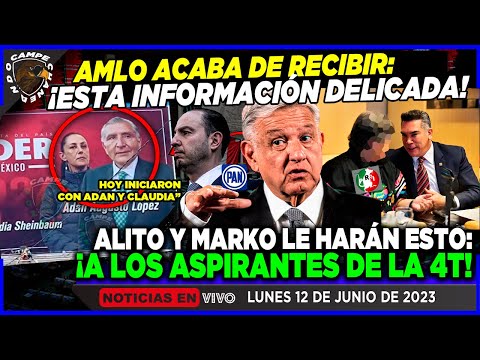 Thumbnail for AMLO ¡RECIBE ESTA INFORMACIÓN DE ÚLTIMO MOMENTO! ALITO Y MARKO CORTES ¡HACEN ESTO!