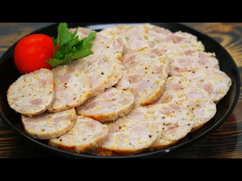 Thumbnail for Зачем покупать вредную колбасу в магазине? Вкусные Куриные Колбаски | Кулинарим с Таней