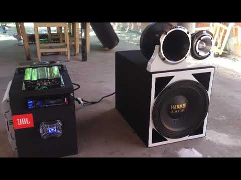 Caixa trio para casa e para o carro + rack para equipamentos (HAMMER, D405, ST450)