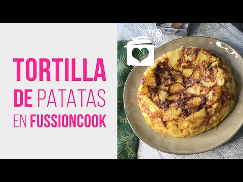 Tortilla de Patatas en FussionCook Olla Programable [Receta Fácil]