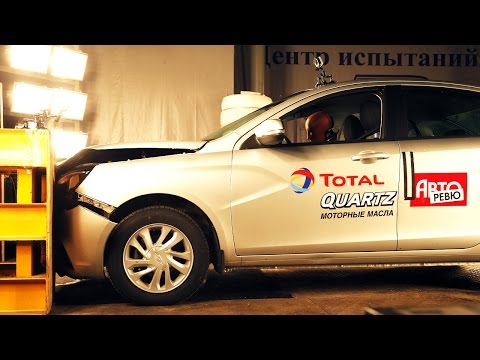 Thumbnail for Как держит удар Лада Веста? «Страховой» краш-тест