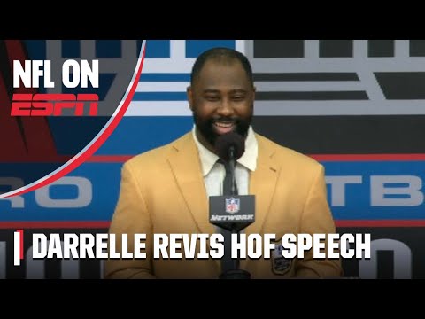 Darrelle Revis&apos; 2023 Pro Football Hall of Fame Induction Speech | NFL on ESPN