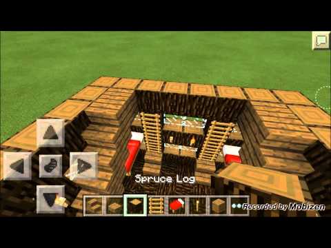 Minecraft Tutorial: Spruce Wood House